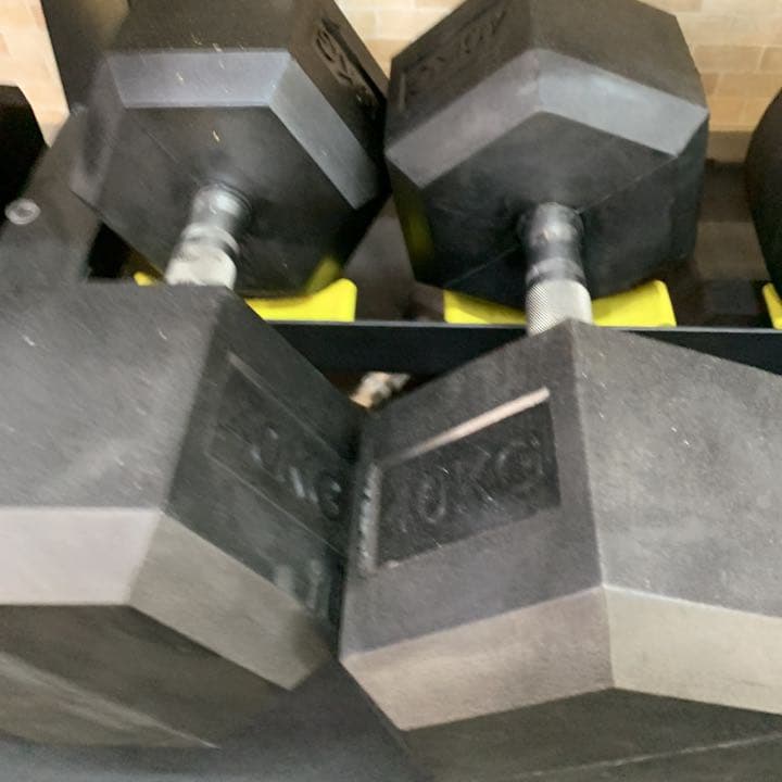 ラバーヘックス  ダンベル　25kg 30kg 35kg