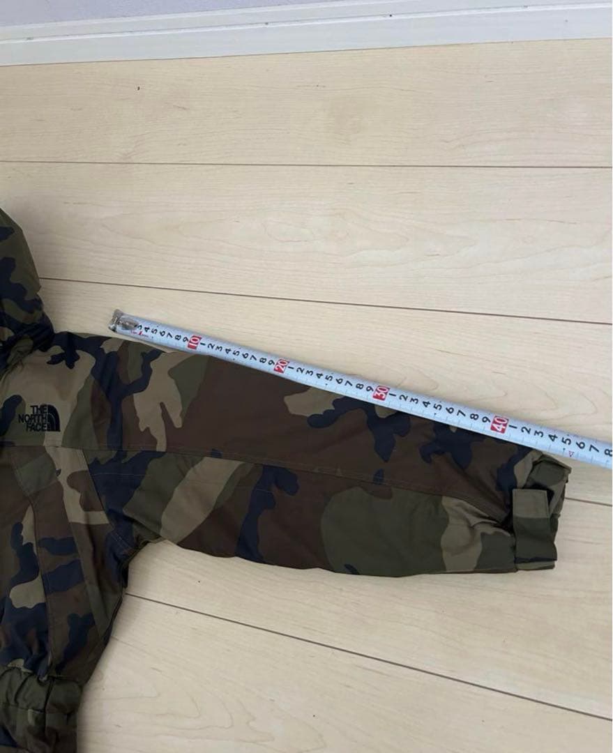 THE NORTH FACE 迷彩オーバーオール　スキーウェア　スノーボード