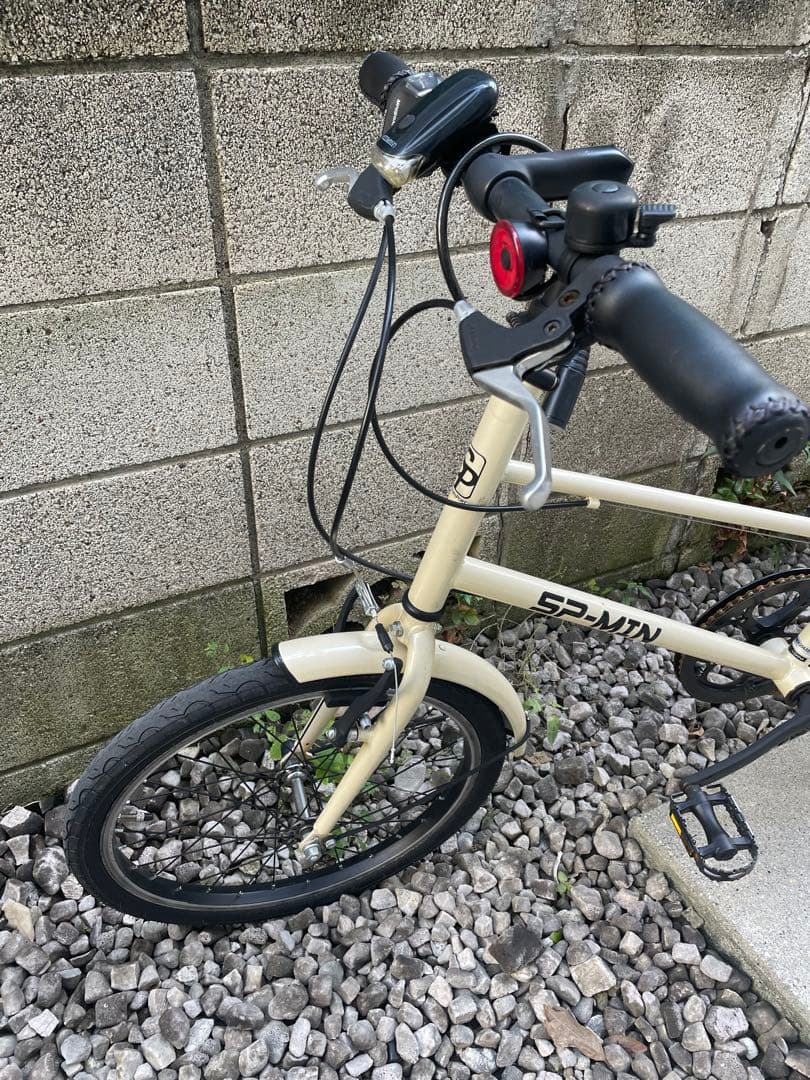 【手渡し限定葛飾】美品20インチ 自転車 ミニベロ sp-min ホワイト 6速