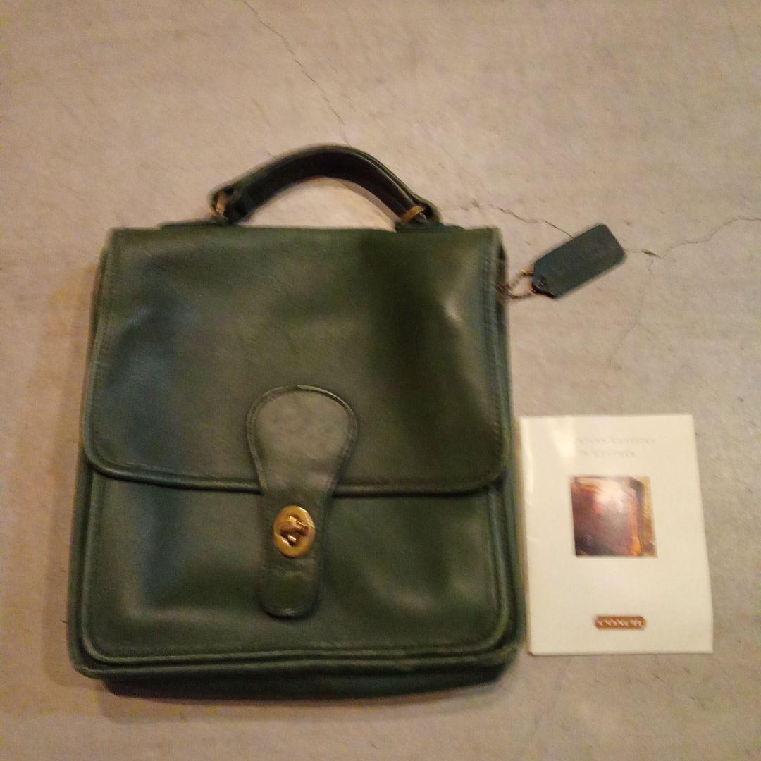 バッグ 90s COACH vintage leather bag