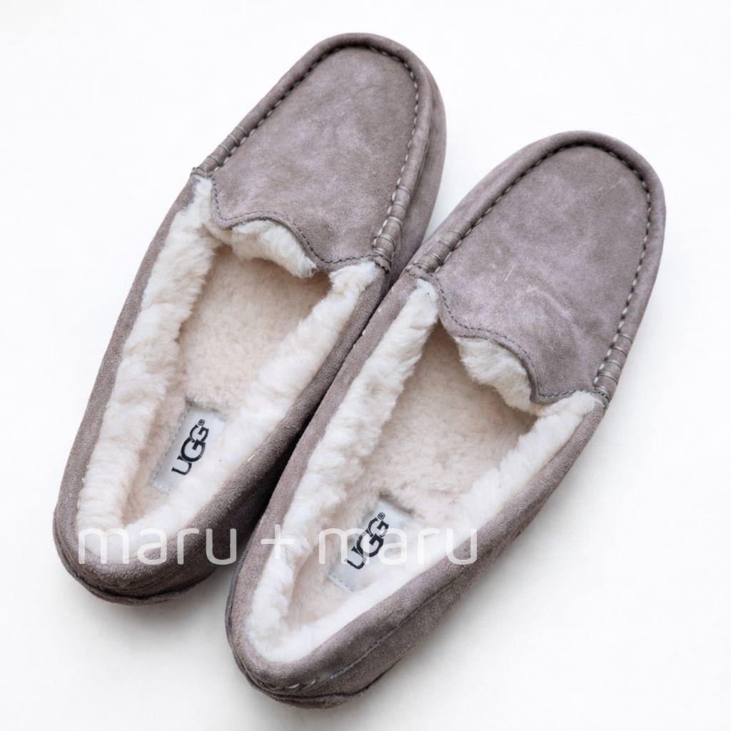 最終価格【UGG】モカシン グレー(グレージュ)24.0cm