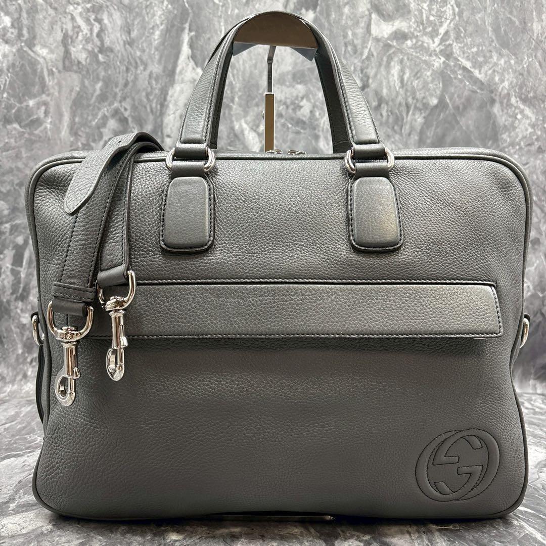 ふく ✨GUCCI 2way ビジネスバッグ