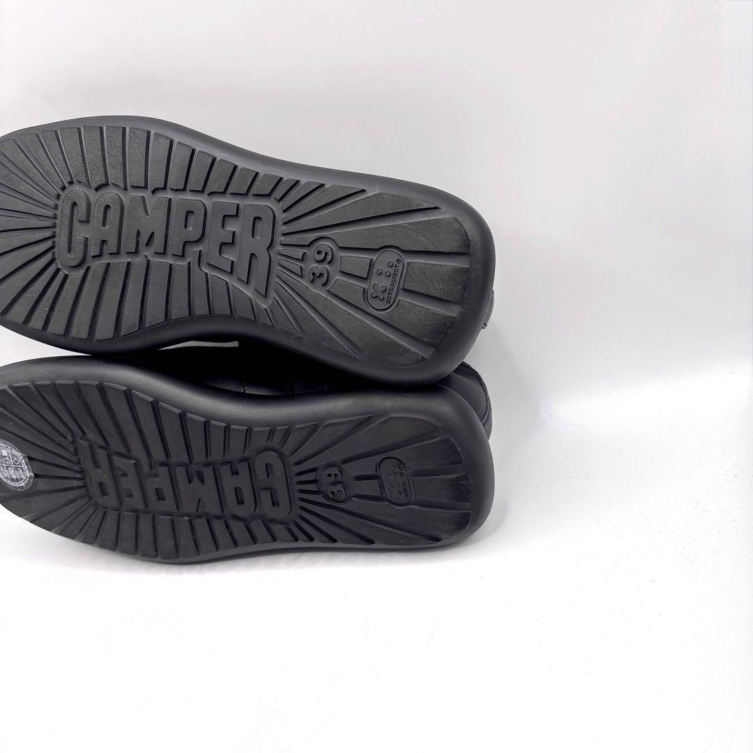 【CAMPER】カンペール ONDA オンダ　フラットシューズ　黒　39