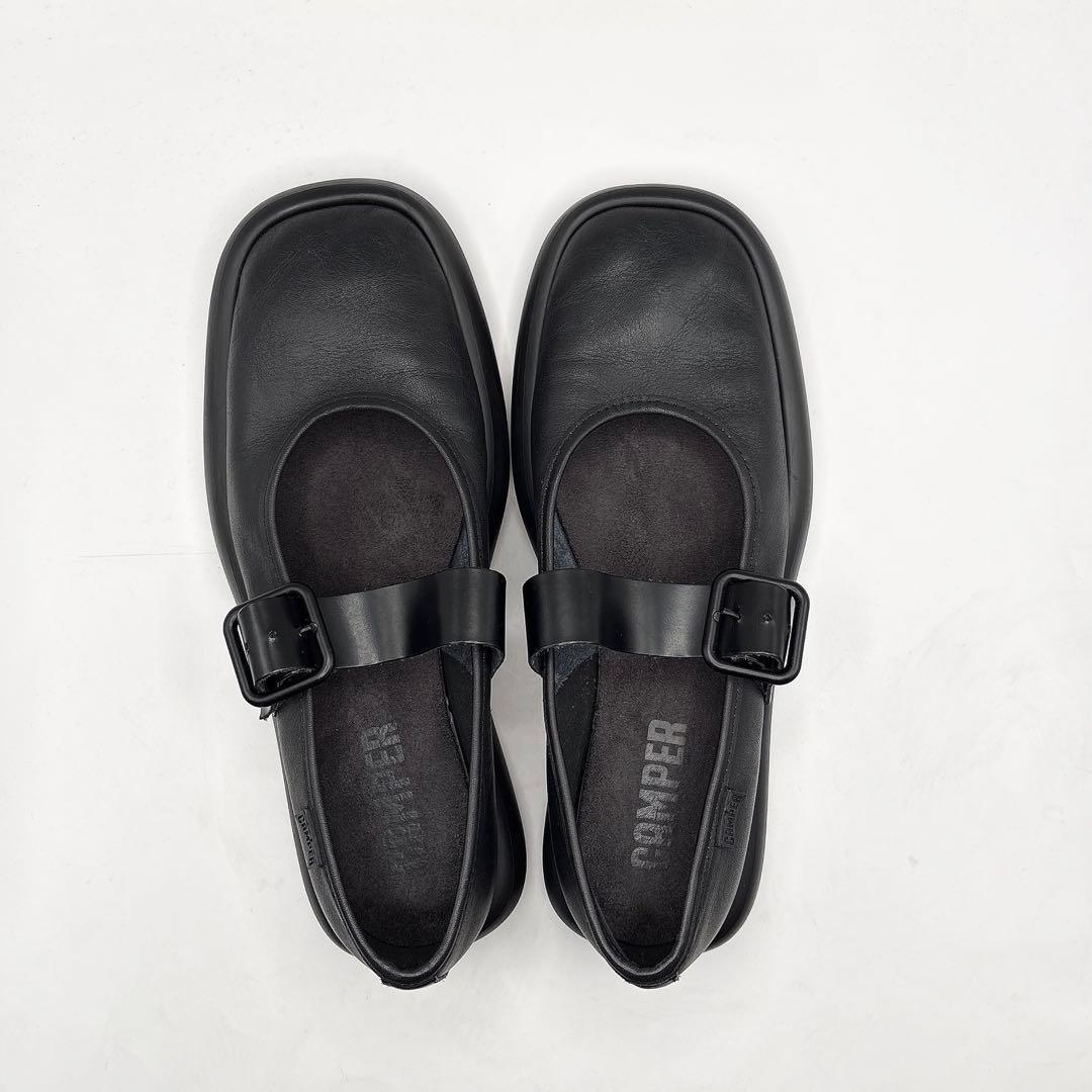 【CAMPER】カンペール ONDA オンダ　フラットシューズ　黒　39