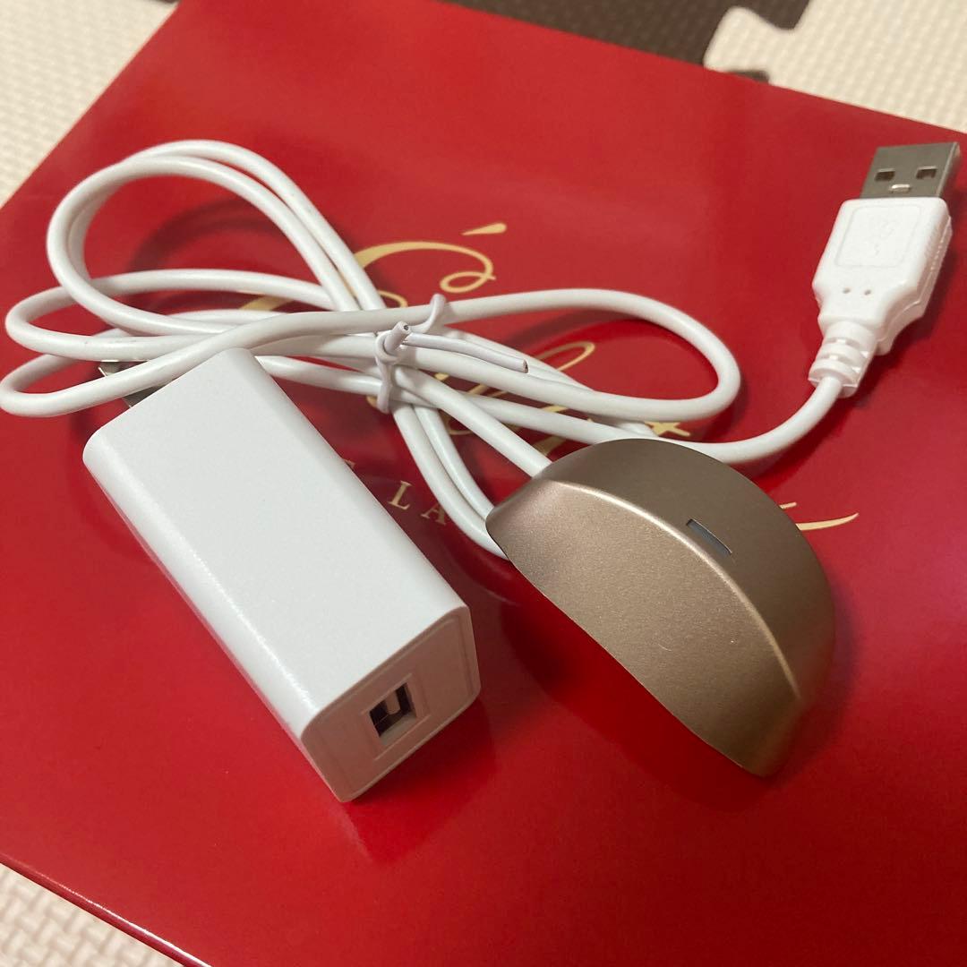Eclat 美顔器 ゴールド USB充電器付き