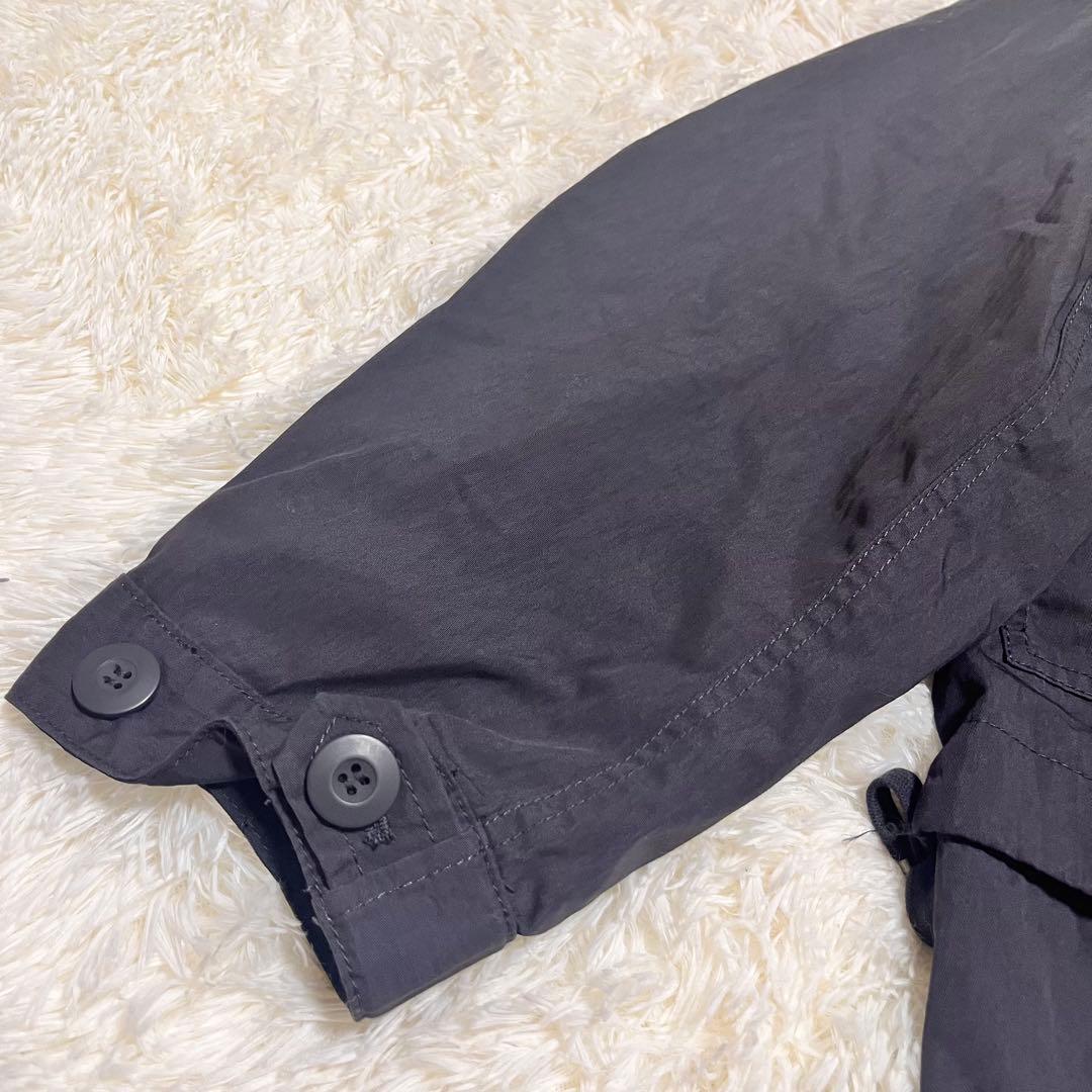 yu_　moussy REVERSIBLE ジャケット　ブラック　ロング丈