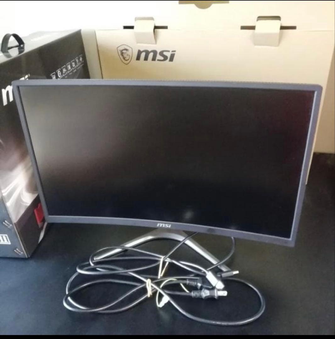 MSI Optix MAG24C 24インチ 曲面ディスプレイ 本体144hz