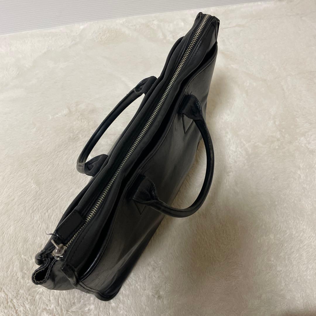 【希少】PORTER オールレザー ブリーフケース A4収納 ブラック