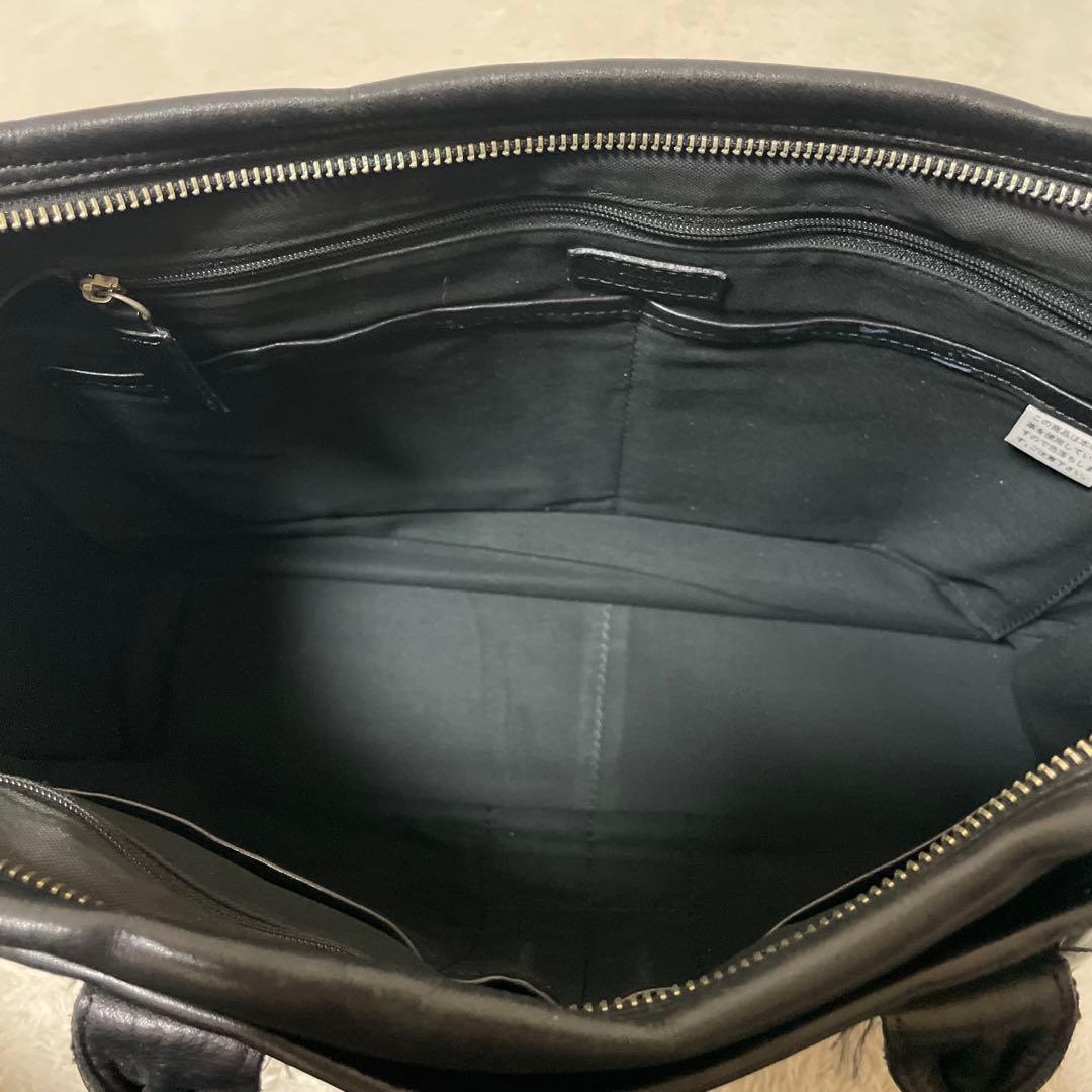 【希少】PORTER オールレザー ブリーフケース A4収納 ブラック