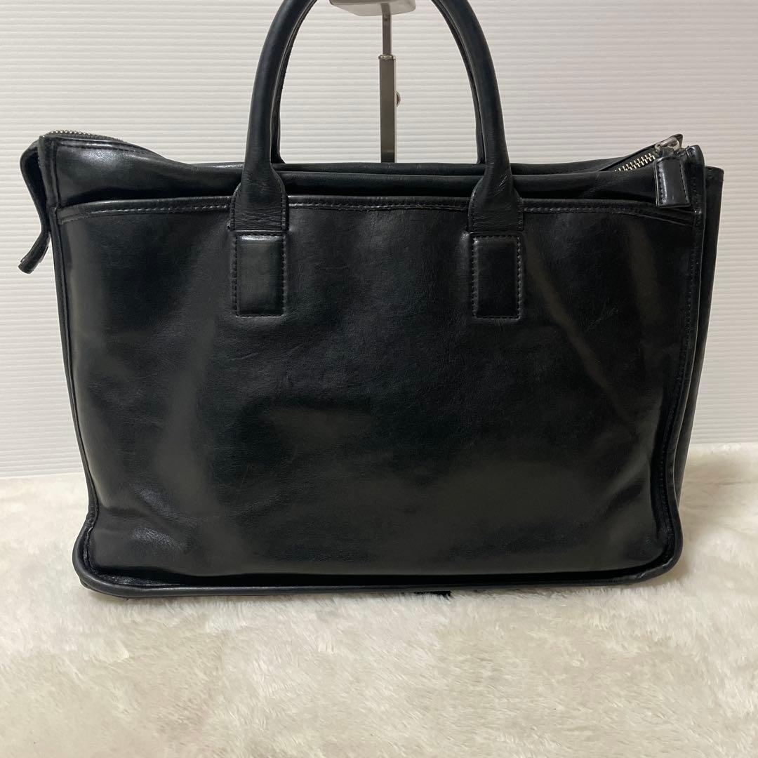 【希少】PORTER オールレザー ブリーフケース A4収納 ブラック