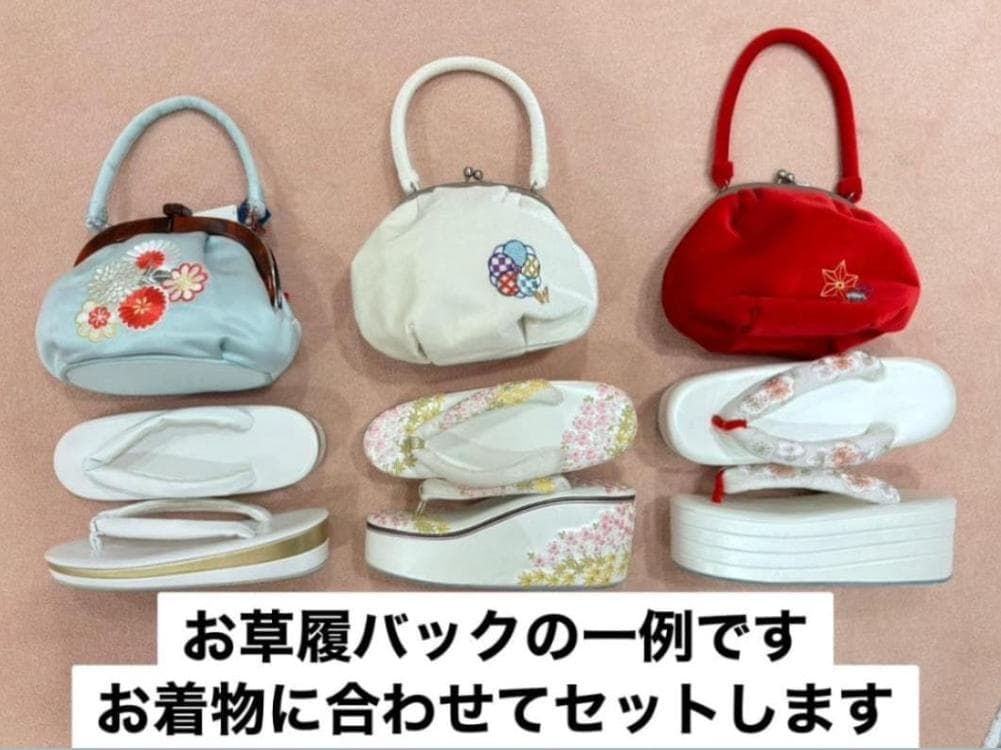 かめとたぬき様　振袖+長襦袢のみ【918】【165cm~175cmの方用】