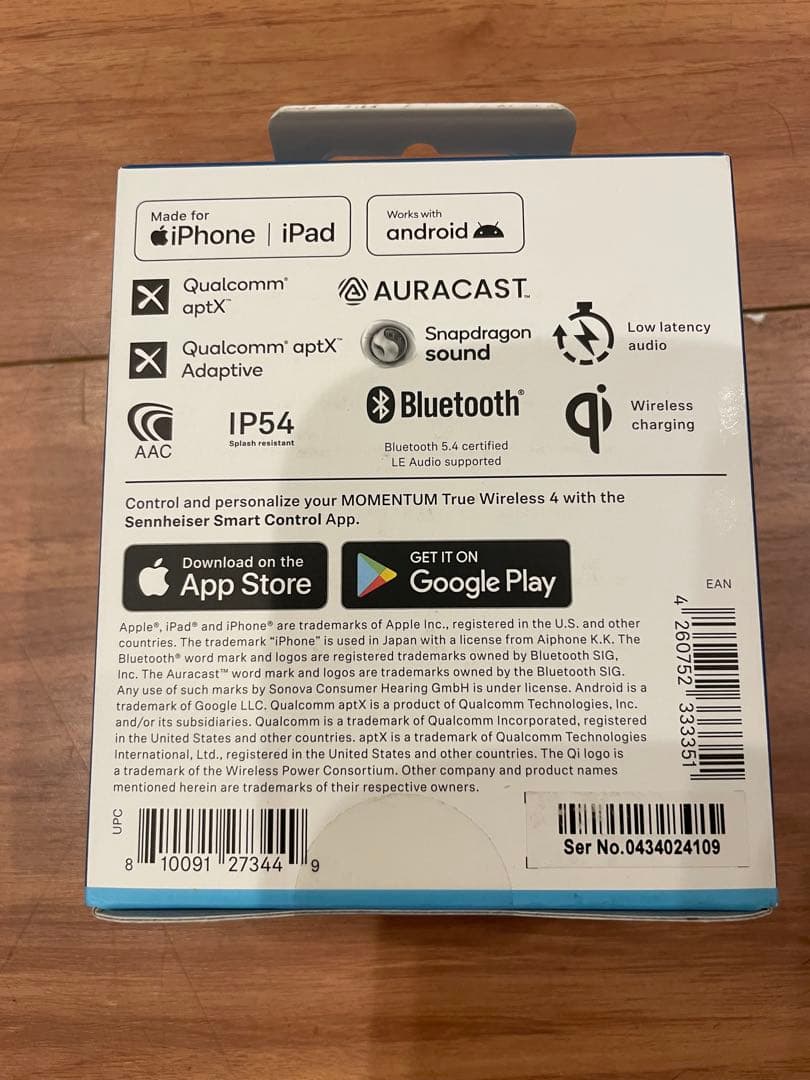 ゼンハイザーMOMENTUM True Wireless 4 GOLD【未開封】