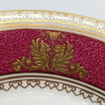 【最高級/稀少】ウェッジウッド　コロンビア パウダールビー　小鉢　２個セット