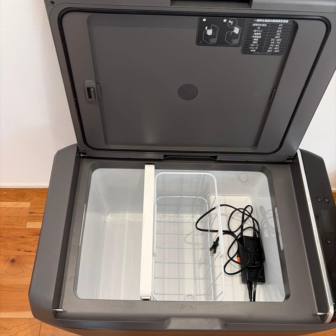 ECOFLOW ポータブル冷蔵庫 Cyclopentane グレー　55L