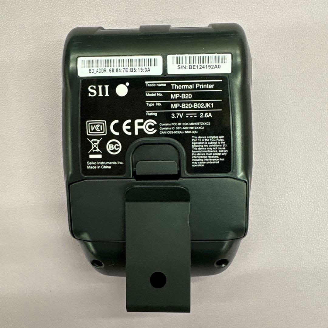 SII Thermal Printer MP-B20 本体