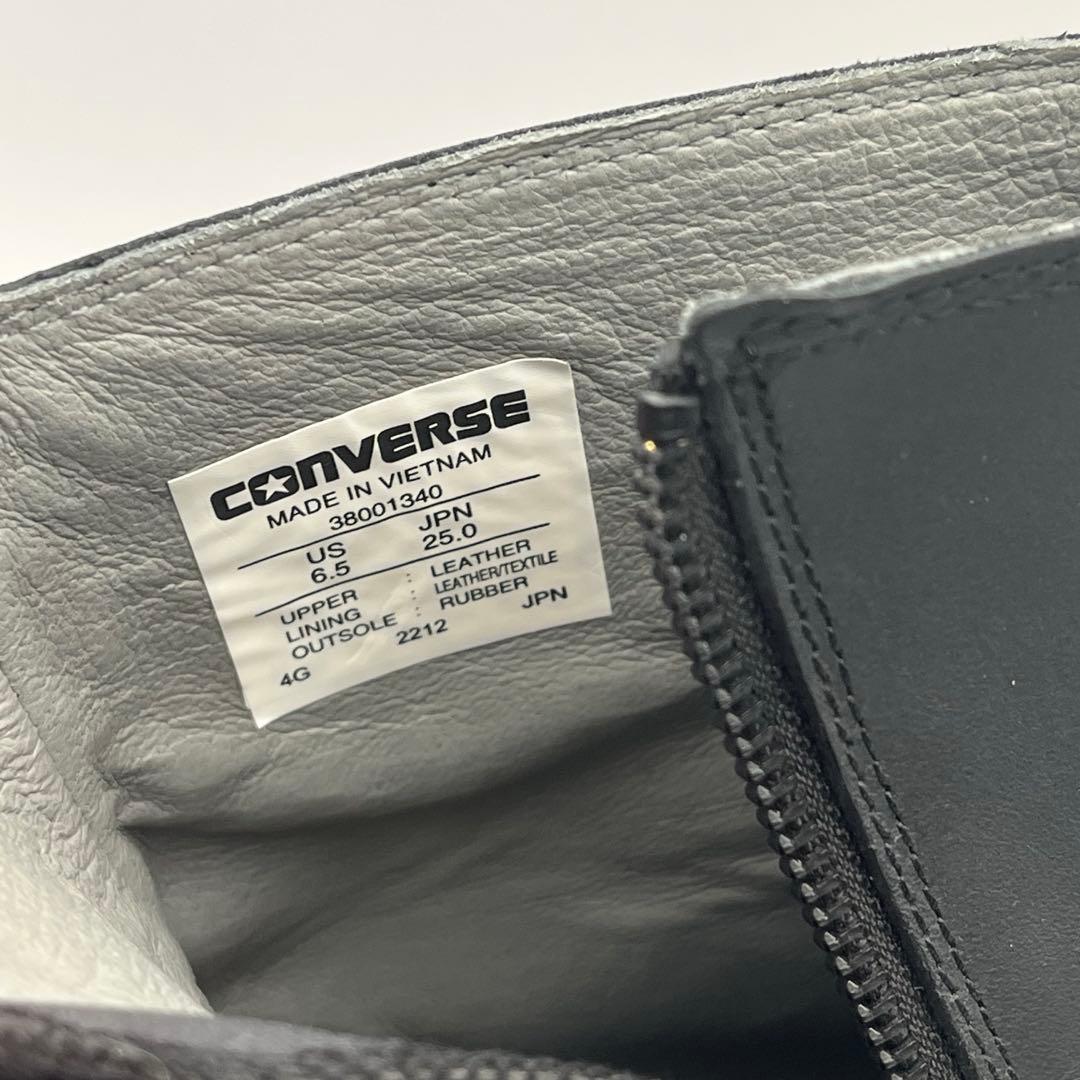 靴 CONVERSE COUPE BATEAU MN Z HI BLACK 25cm
