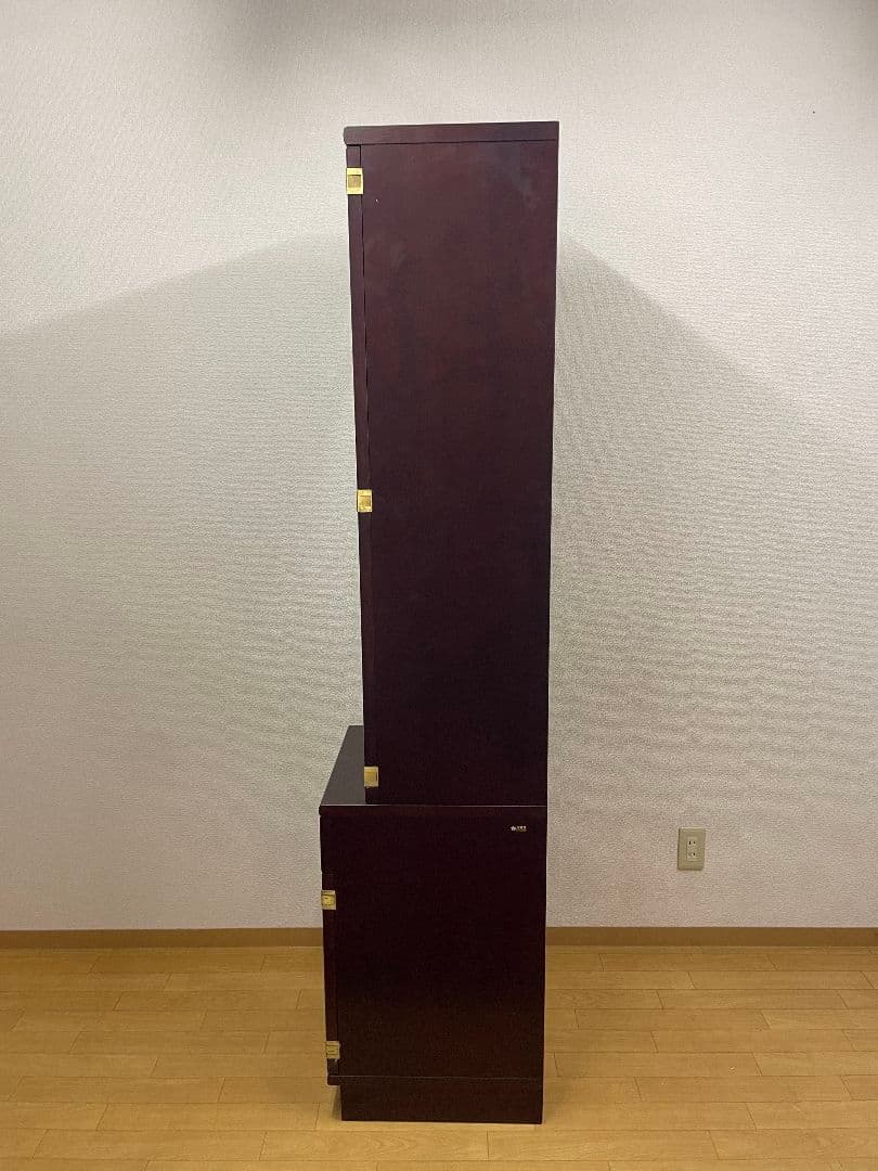 オールドカリモク カップボード スリムキャビネット ジャパンビンテージ