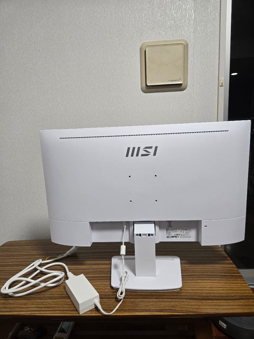 【美品】MSI ホワイト 27インチ WQHD