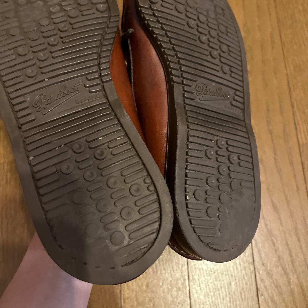 【美品】パラブーツ デッキシューズ『バース』サイズ8ブラウン