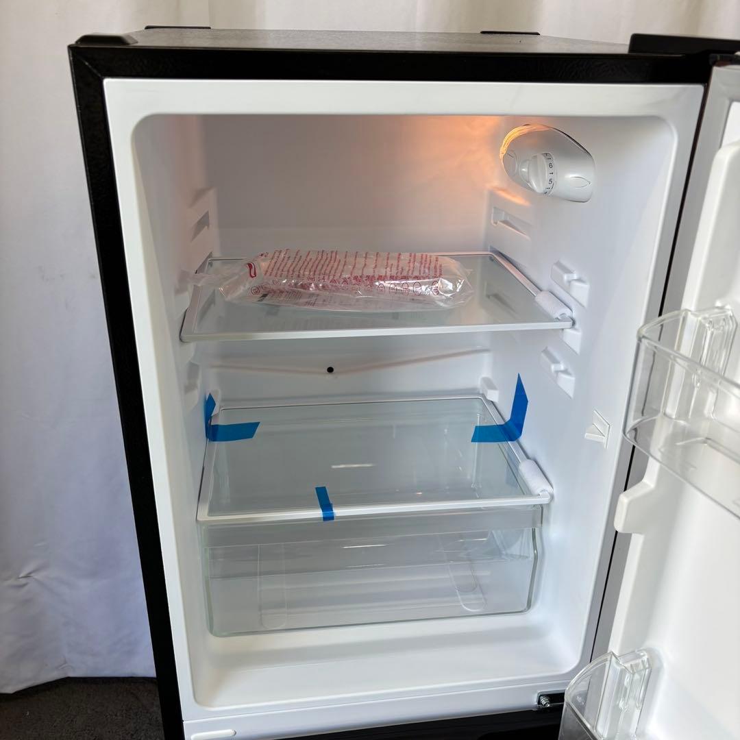 421⭕️未使用　展示品　冷蔵庫　一人暮らし　木目調　おしゃれ　レトロ　設置無料