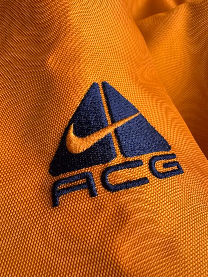 NIKE ACG nylon jacket 90s〜00s オレンジ×ネイビー
