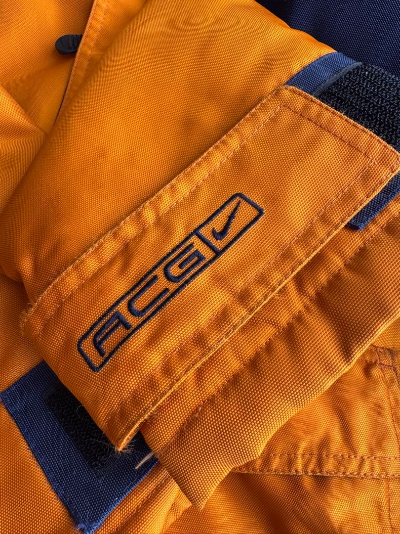 NIKE ACG nylon jacket 90s〜00s オレンジ×ネイビー