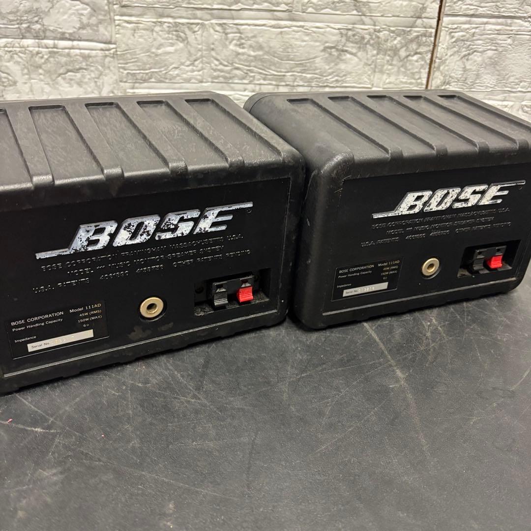 973　BOSE　ボーズ　スピーカー　セット　111AD　連番　送料無料
