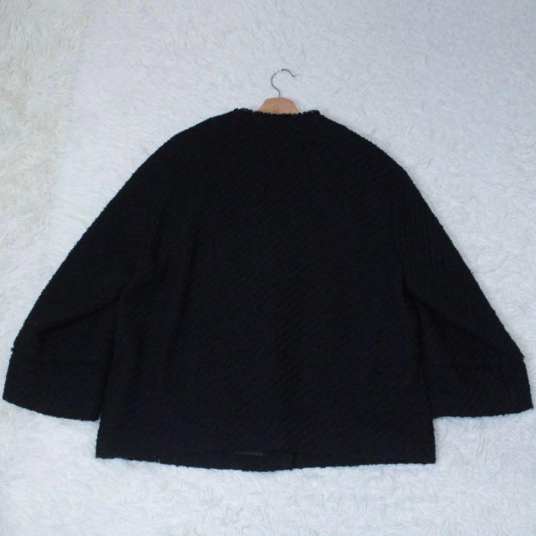 Loungedress ラウンジドレス ツイードジャケット 金ボタン ブラック