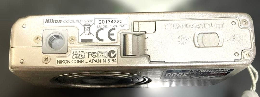 Nikon ニコン デジタルカメラ クールピクスS500 完品 美品
