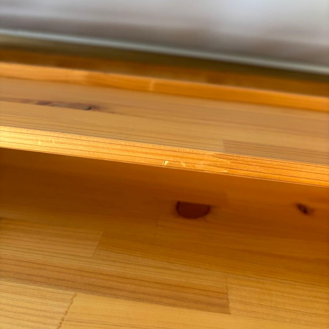 少し大きな絵本棚 なかよしライブラリー 国産品　天然ひのき