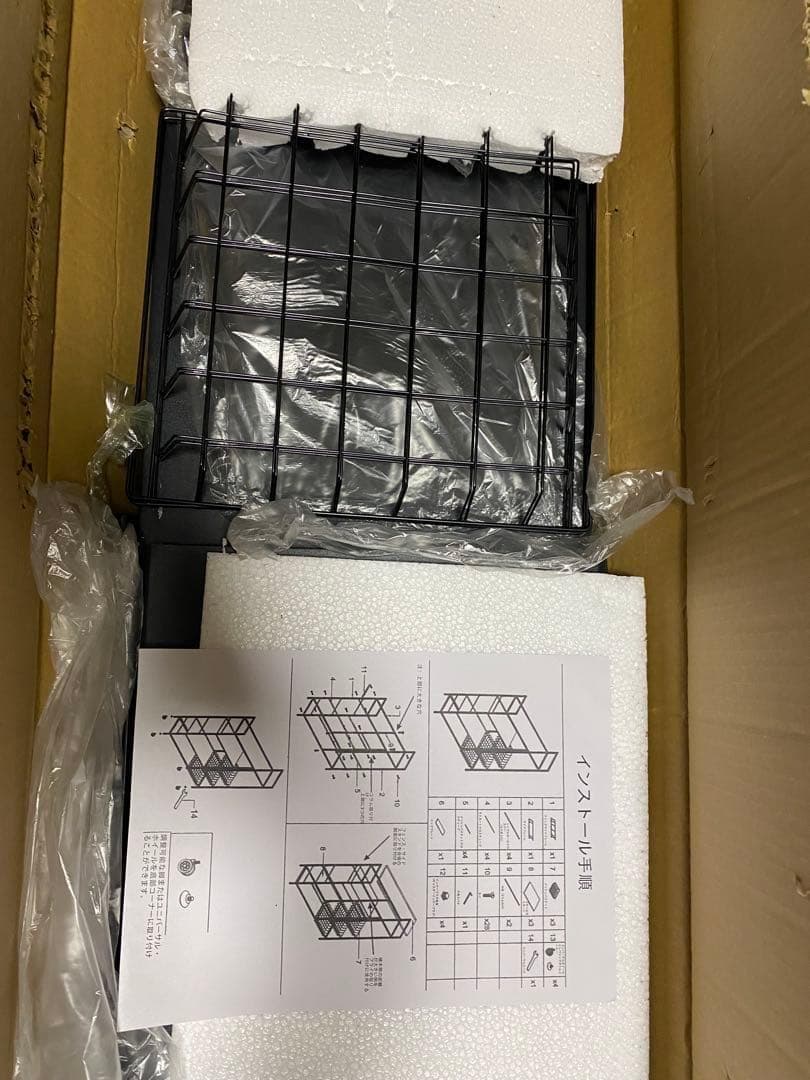 スチールラック棚キャスター付 ブラック キッチンラック キッチン収納 食器棚