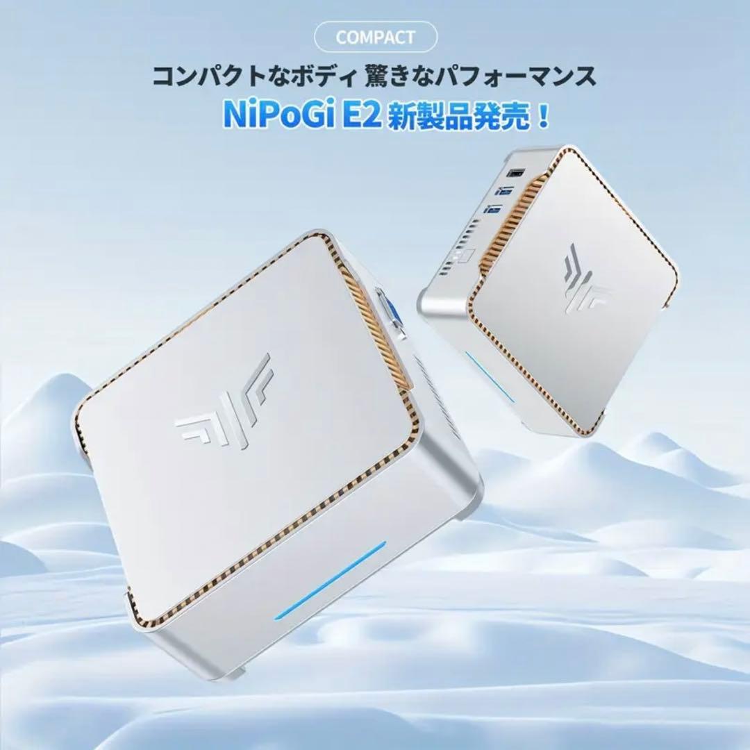 NiPoGi ミニpc 第12世代 N150 16GB+512GB SSD