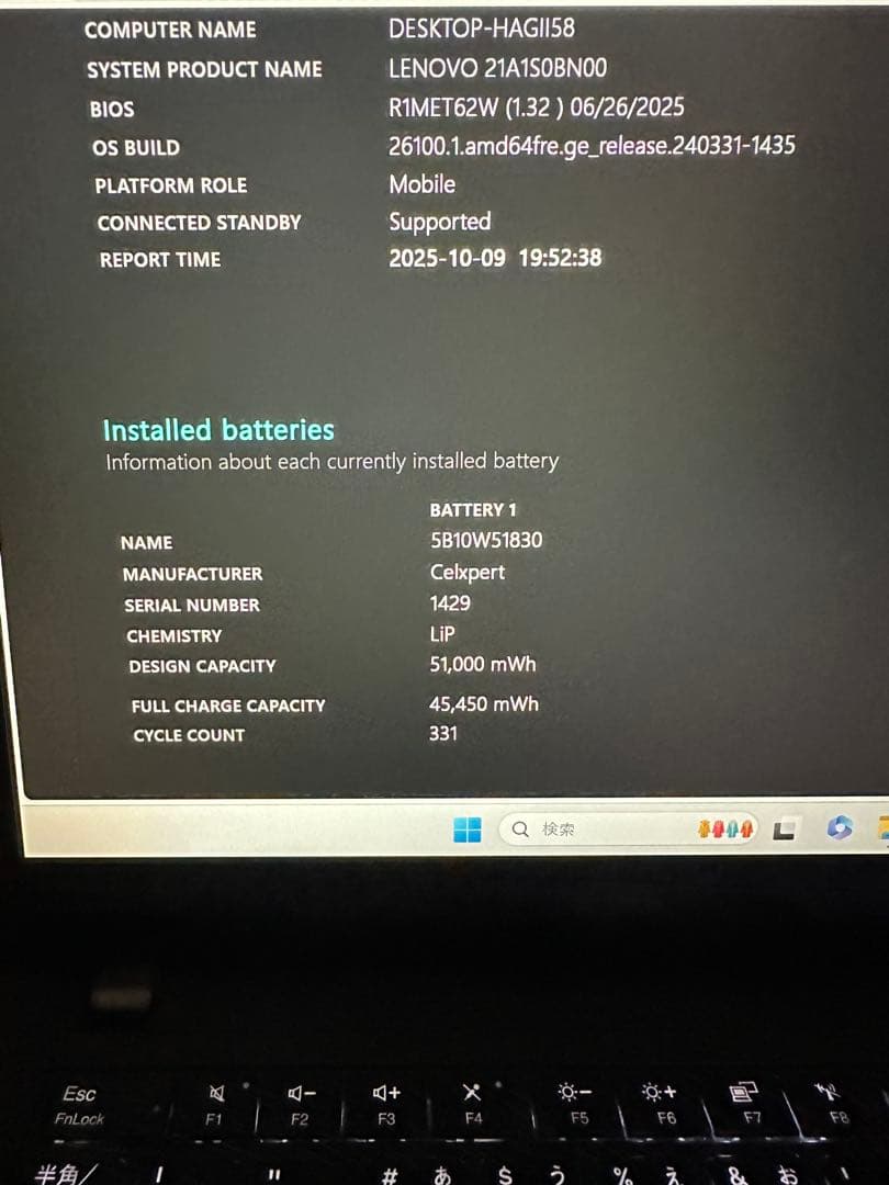 Windowsノート本体 2.Thinkpad P14S G2 Ryzen 7 Pro 5850 16GB