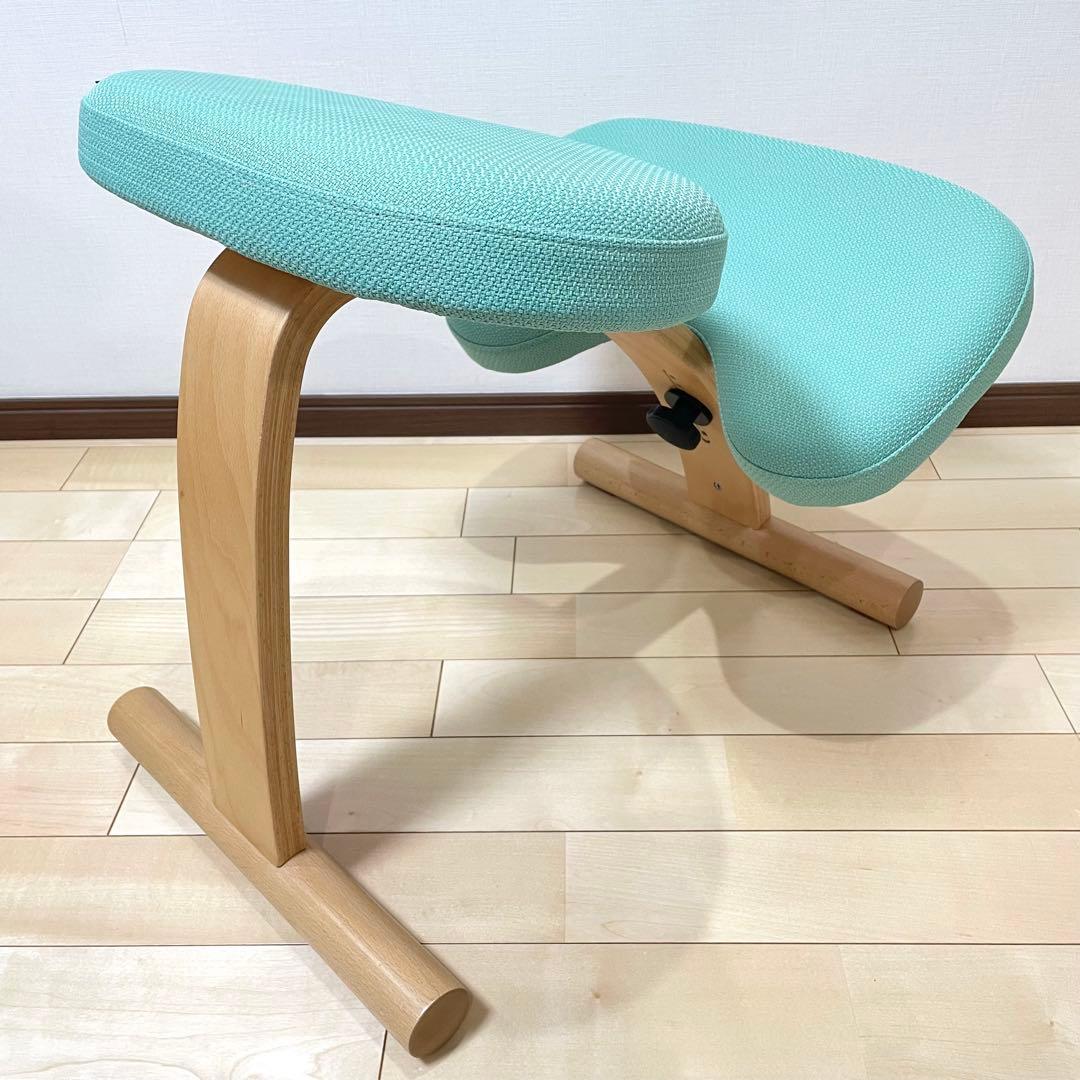 バランスラボ バランスチェア バランスイージー ライトグリーン 中古美品