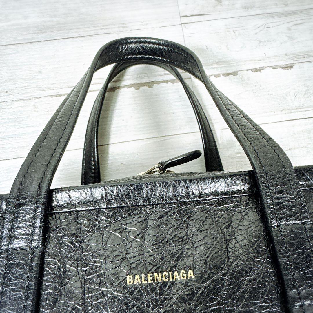 BALENCIAGA トート ショルダー 2way バザールショッパー 黒 S
