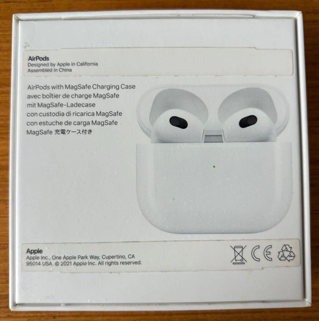 純正Apple☆AirPods第三世代 充電ケース付き