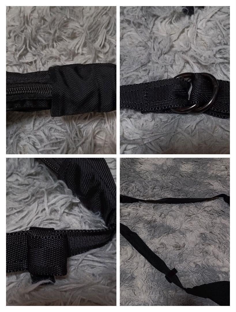 ポーター ハーフムーン ショルダーバッグ PORTER 黒 三日月