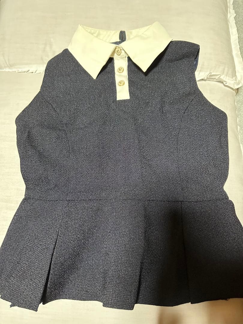 【格安】eimy golf setup ツイードペプラム　セットアップ【完売品】