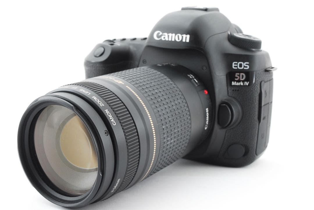 ☆保証付きCanon EOS 5D Mark IV標準&望遠&単焦点レンズセット