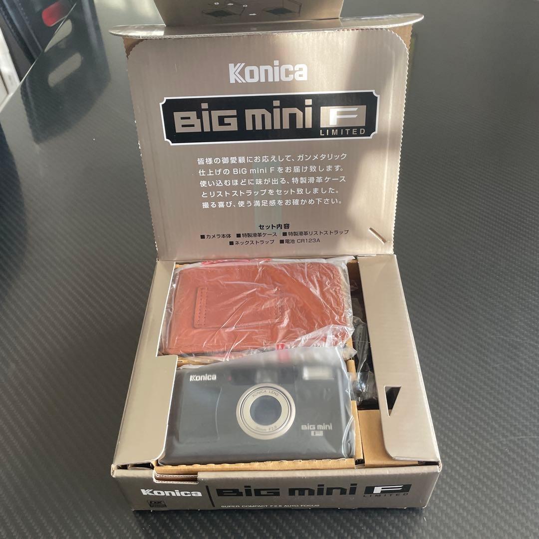 【新品、未開封】KONICA　Bigmini F　Black limited