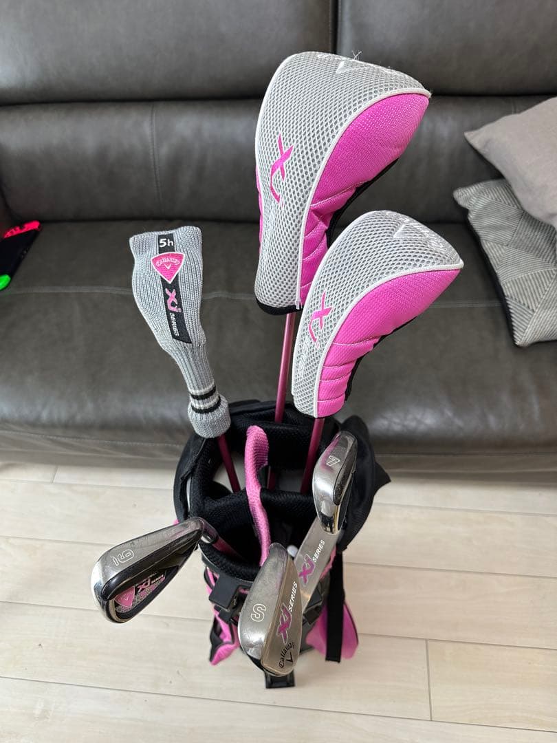 キャロウェイ XJ SERIES ジュニア　ゴルフ 7本　セット 9〜12才用