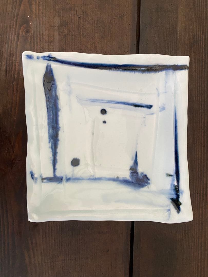 加藤　委　角皿　新品未使用