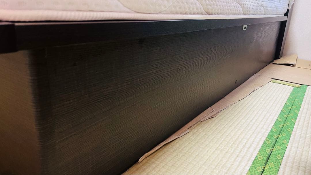 【送料込み】TOKYO BED 高品質 ダブルベッドフレーム 跳ね上げ式収納