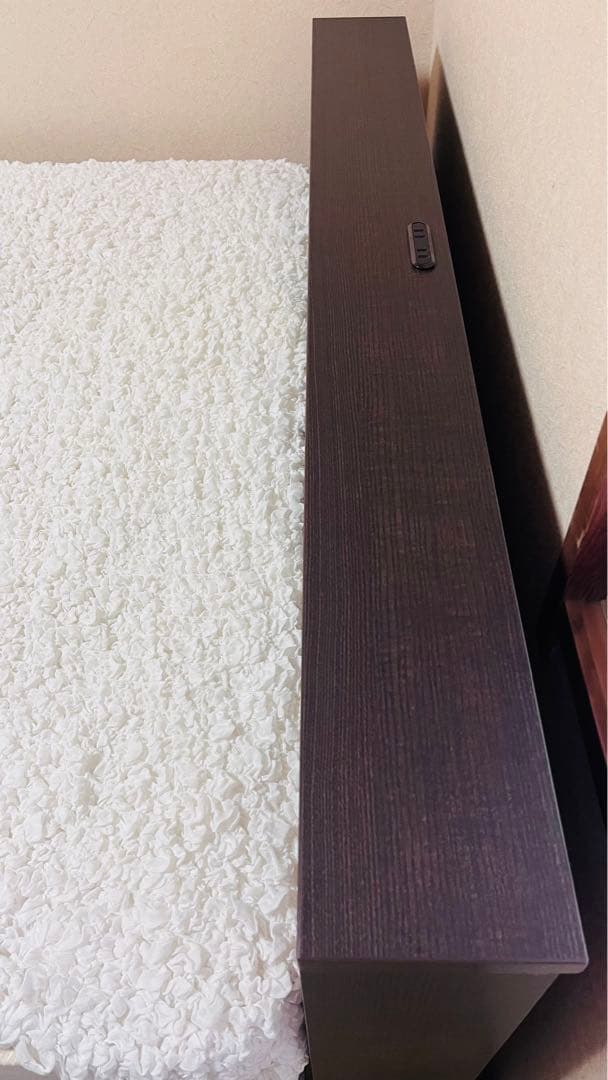 【送料込み】TOKYO BED 高品質 ダブルベッドフレーム 跳ね上げ式収納