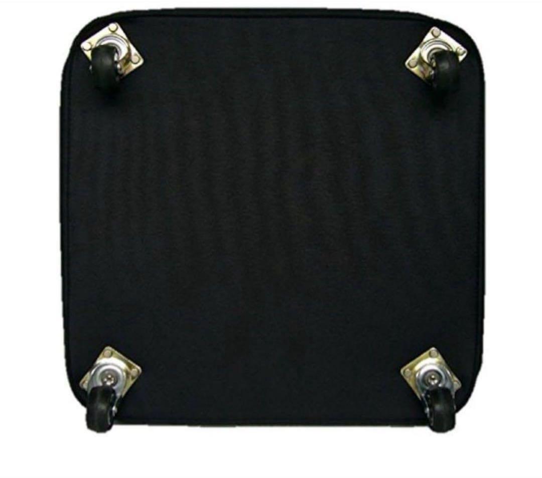 キャスター付き ゴルフクラブ収納バッグ 【ブラック】