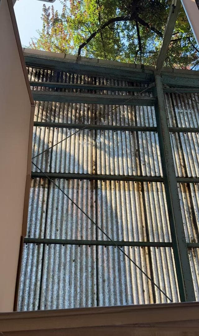 【中古】ダンスミラー 割れない鏡 幅100x160cm 姿見 銀色 7番