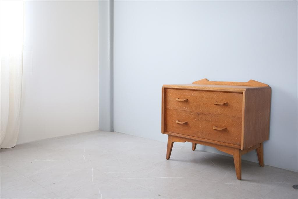 英国アンティークG-PLANジープランブランドン2杯チェスト(89-308-1