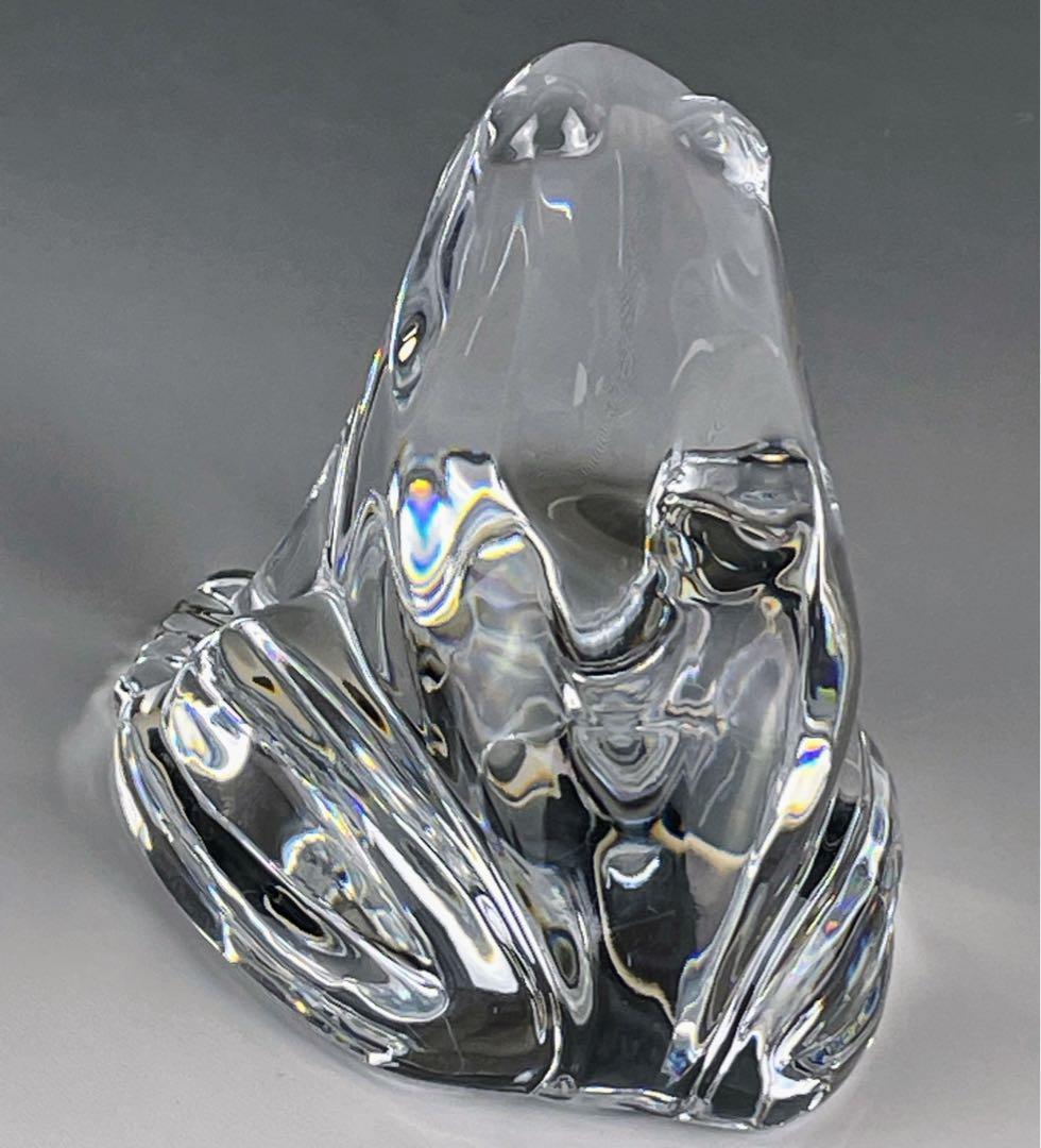 baccarat バカラ カエル 蛙 かえる ぺーパーウェイト