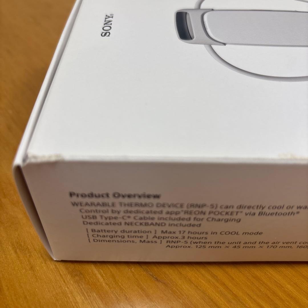 SONYウェアラブルサーモデバイスPNPK-5