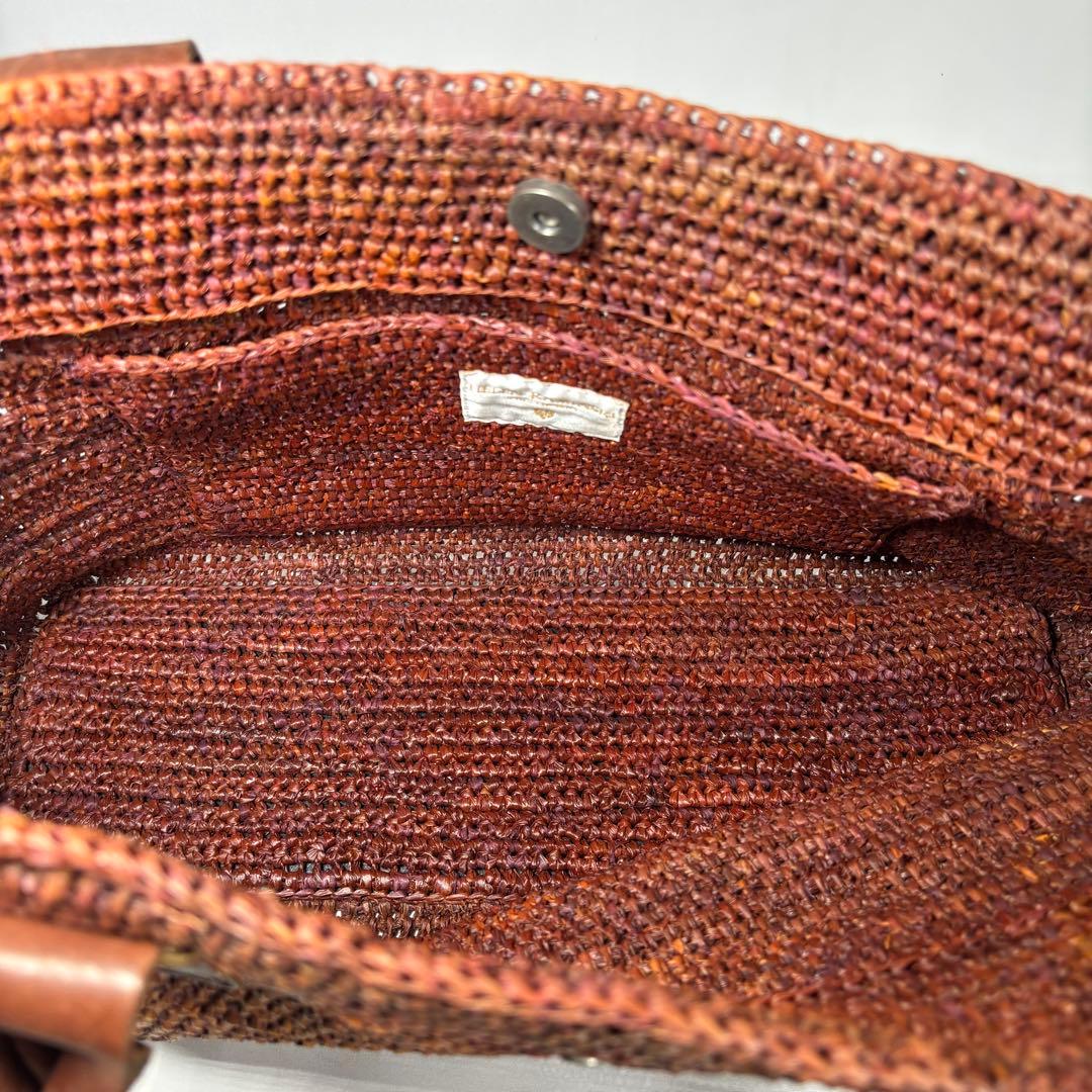 ヘレンカミンスキー トートバッグ ショルダーバッグ かごバッグ ラフィア